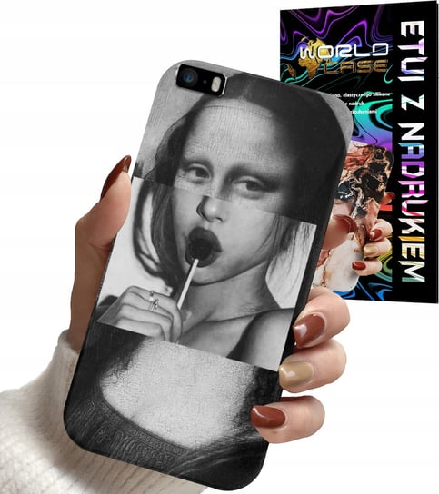 Etui Case Do Iphone 5 / 5S / 5C - Mona Lisa Wzory Dla Kobiet Plecki Obudowa Inna marka