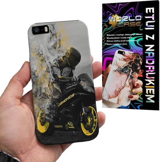 Etui Case Do Iphone 5 / 5S / 5C - Motor Fan Motocykle Męskie Wzory Plecki Inna marka