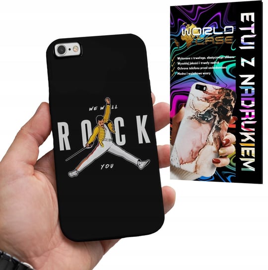 Etui Case Do Iphone 6 6S - Rock Kapele Wzory Fan Pokroweic Plecki WORLD CASE