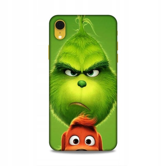 ETUI CASE DO IPHONE XR - APPLE XR RÓŻNE DO WYBORU WZÓR GRINCH ŚWIĄTECZNY NAJNOWSZA WERSJA_6-stitch czarny_ WZÓR NR . 423 Inna marka