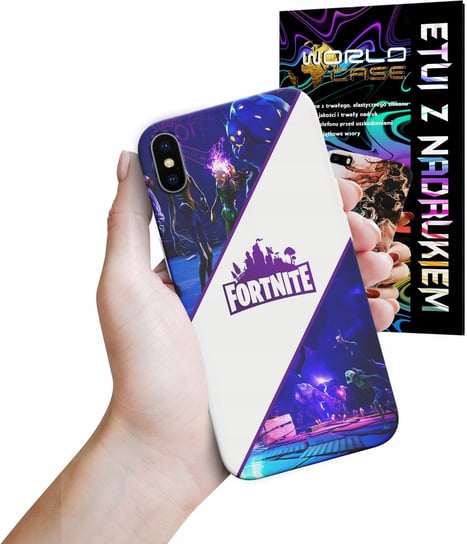 ETUI CASE DO IPHONE XS MAX - FORTNITE DZIECIĘCE WZORY Z GIER I BAJEK WORLD CASE