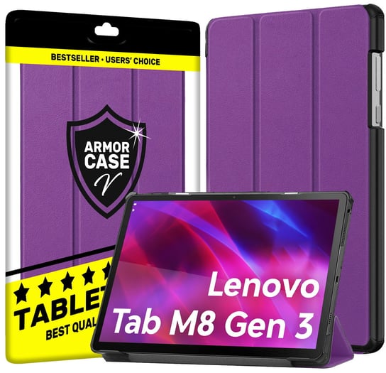 Etui case do Lenovo Tab M8 gen 3 8.0" TB-8506X TB-8506F TB-8506FS TB-8506XS ZA880090PL | fioletowy Armor Case