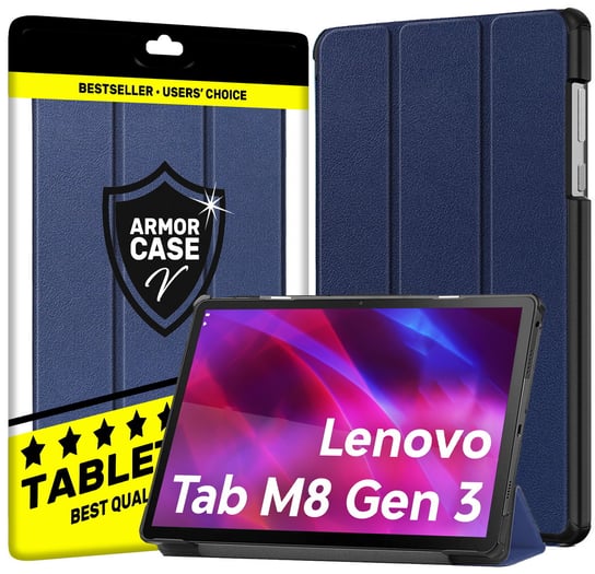 Etui case do Lenovo Tab M8 GEN 3 8.0" TB-8506X TB-8506F TB-8506FS/XS ZA880090PL | granatowy Armor Case