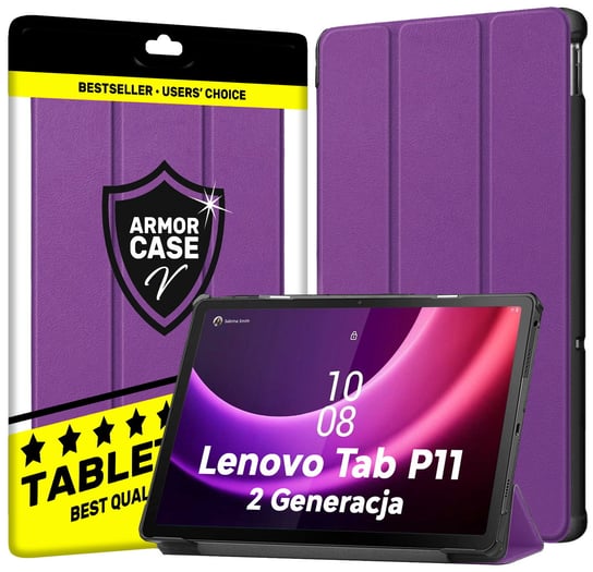 Etui case do Lenovo Tab P11 2gen 11.5" TB350FU TB350XU | fioletowy Armor Case