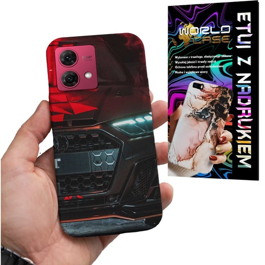 ETUI CASE DO MOTOROLA EDGE 40 NEO - AUDI AUTO FAN WZORY MERCEDES ITP WORLD CASE