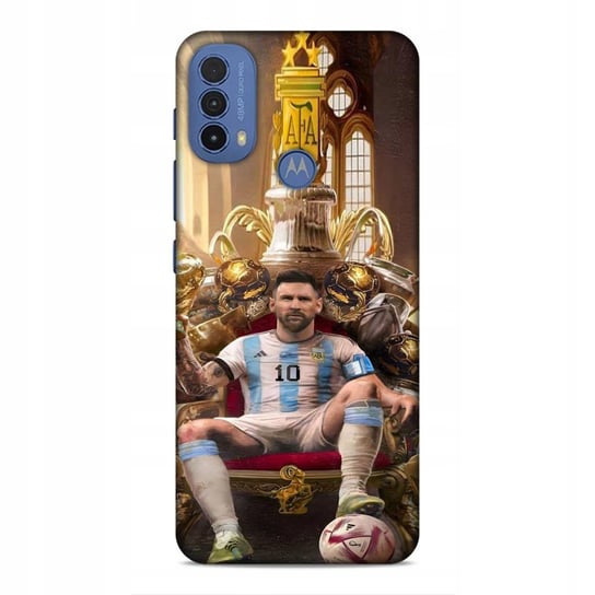 Etui Case Do Motorola Moto E20 / E30 / E40 - Wzory Leo Messi Argentyna Najnowsza Wersja_6-Stitch Czarny_ Wzór Nr . 359 Inna marka