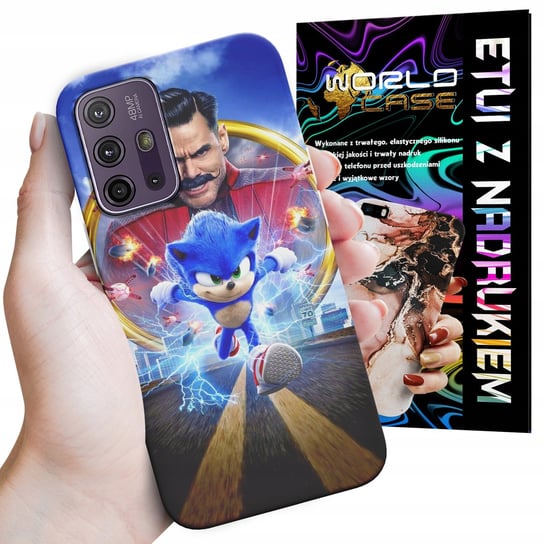 ETUI CASE DO MOTOROLA MOTO G10 / G30 - SONIC SONIK WZORY Z BAJEK MARIO PLEC WORLD CASE