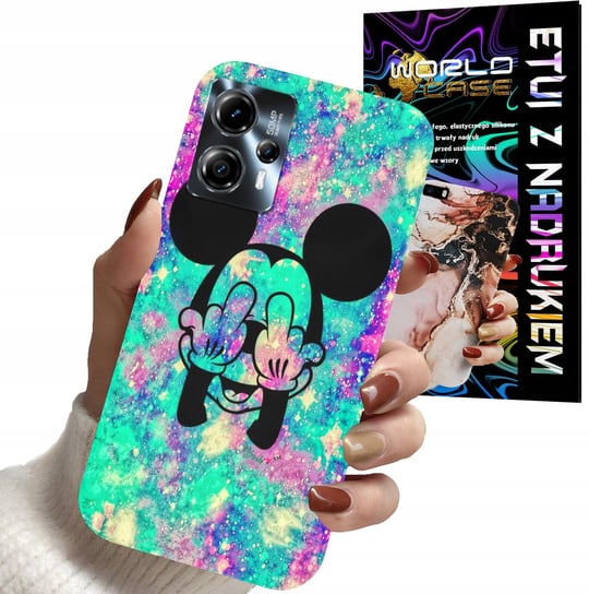 ETUI CASE DO MOTOROLA MOTO G13 / G23 - MYSZKA MINNIE DAMSKIE WZORY PLECKI WORLD CASE