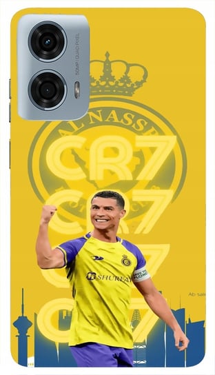 Etui Case Do Motorola Moto G24 / G04 - Wybór Wzorów Cristiano Ronaldo Cr7 Najnowsza Wersja_6-Stitch Czarny_ Wzór Nr . 383 Inna marka