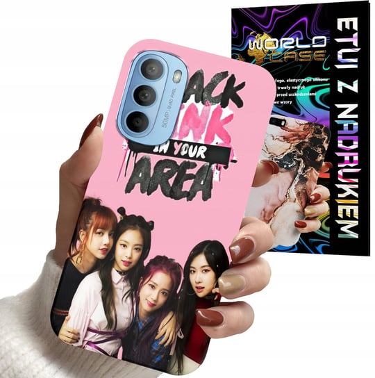 ETUI CASE DO MOTOROLA MOTO G31 4G / G41 4G - BLACKPINK DAMSKIE WZORY KPOP WORLD CASE