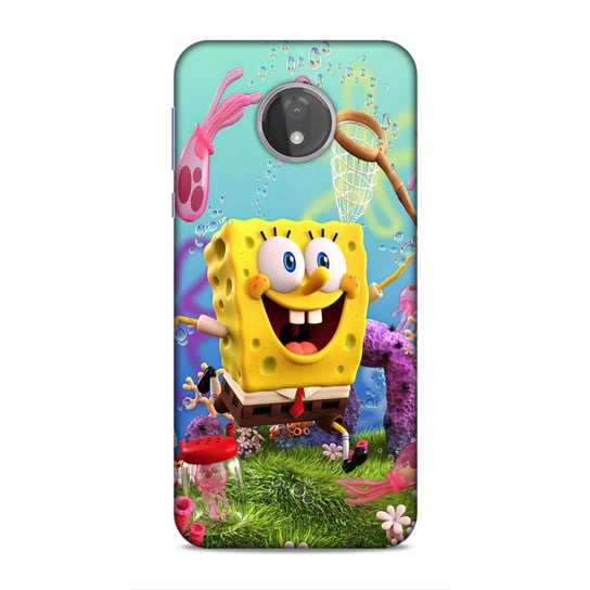 ETUI CASE DO MOTOROLA MOTO G7 POWER - WZORY DO WYBORU SPONGE.BOB BAJKI NAJNOWSZA WERSJA_6-stitch czarny_ WZÓR NR . 23 Inna marka