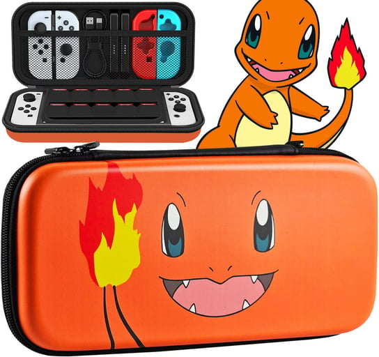Etui case do Nintendo Switch i Nintendo Switch OLED pokemon HAC-001 HAC-001-01 HEG-001 | charmander Vortex