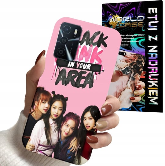 ETUI CASE DO OPPO A16 A16S A54S - BLACKPINK DAMSKIE WZORY KPOP BTS GOT7 WORLD CASE