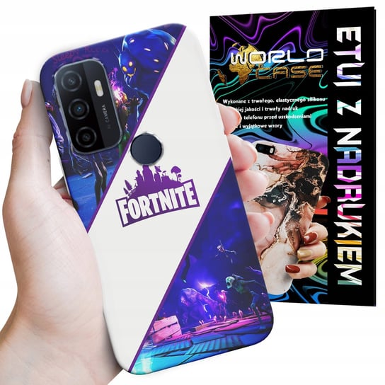 ETUI CASE DO OPPO A53s A53 2020 - FORTNITE DZIECIĘCE WZORY Z GIER I BAJEK WORLD CASE