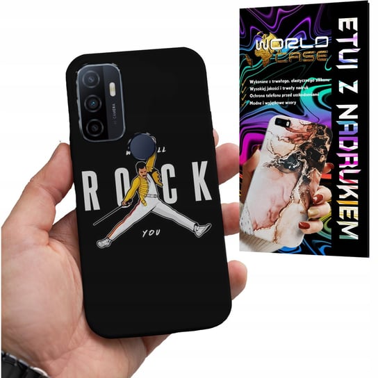 ETUI CASE DO OPPO A53s A53 2020 - ROCK KAPELE WZORY FAN POKROWEIC PLECKI WORLD CASE