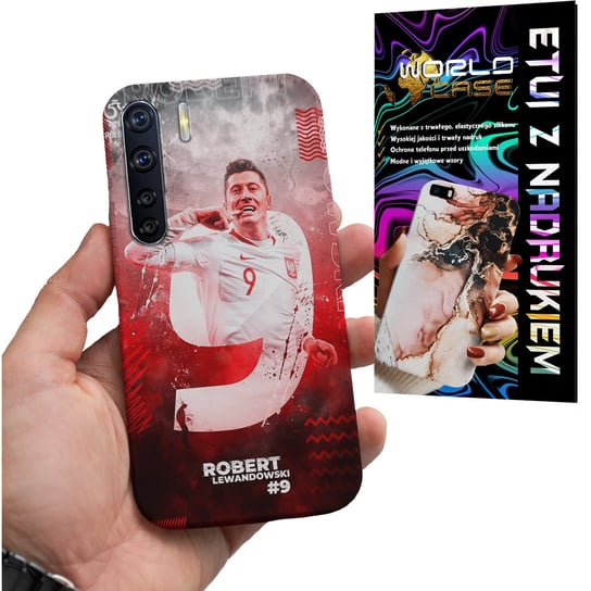 ETUI CASE DO OPPO A91 - FC BARCELONA LEWANDOWSKI PIŁKARSKIE WZORY WORLD CASE