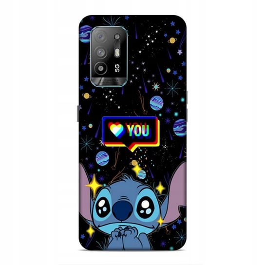 Etui Case Do Oppo A94 5G / Reno 5Z - Duży Wybór Wzorów Lilo & Stitch Bajki Najnowsza Wersja_6-Stitch Czarny_ Wzór Nr . 7 Inna marka