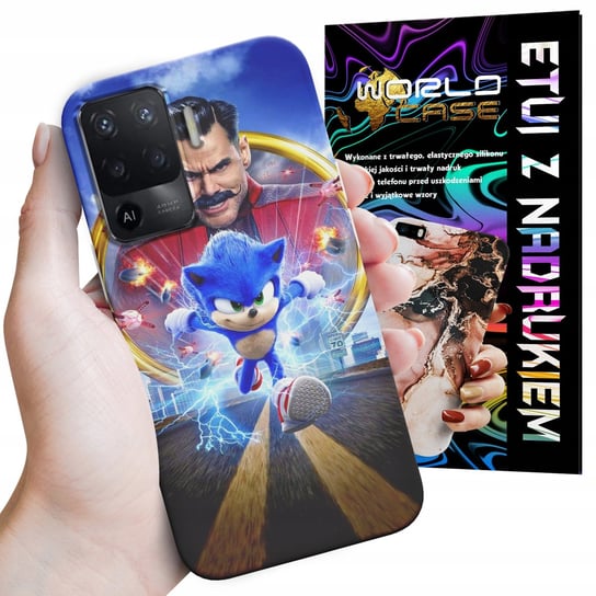 ETUI CASE DO OPPO F19 PRO - SONIC SONIK WZORY Z BAJEK MARIO PLECKI WORLD CASE