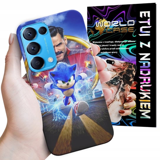 ETUI CASE DO OPPO FIND X3 LITE - SONIC SONIK WZORY Z BAJEK MARIO PLECKI WORLD CASE