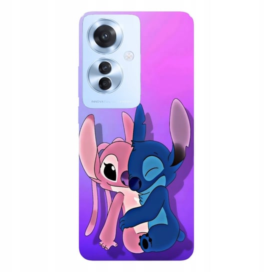 ETUI CASE DO OPPO RENO 11F 5G - WYBÓR WZORÓW LILO& STITCH ANGEL SŁODZIAKI NAJNOWSZA WERSJA_6-stitch czarny_ WZÓR NR . 10 Inna marka