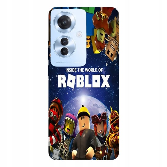 ETUI CASE DO OPPO RENO 11F 5G - WYBÓR WZORÓW ROBLOX ZNANE GRY GIERKI bez marki