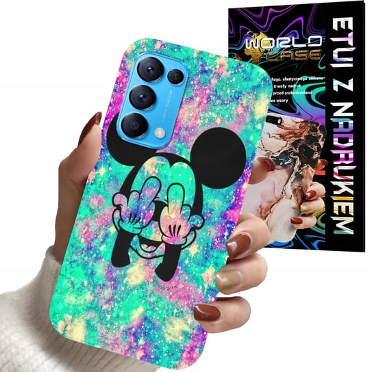 ETUI CASE DO OPPO RENO 5 4G 5G - MYSZKA MINNIE DAMSKIE WZORY PLECKI WORLD CASE