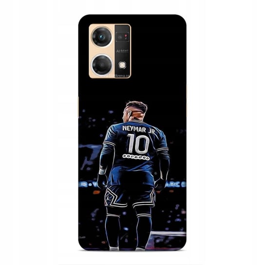 ETUI CASE DO OPPO RENO 7 4G - DUŻY WYBÓR WZORÓW NEYMAR JR. PIŁKARZE PARYŻ NAJNOWSZA WERSJA_6-stitch czarny_ WZÓR NR . 365 Inna marka