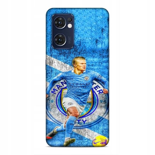 Etui Case Do Oppo Reno 7 5G / Find X5 Lite - Wzór Erling Haaland Man. City Najnowsza Wersja_6-Stitch Czarny_ Wzór Nr . 376 Inna marka