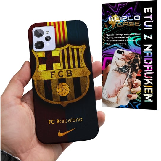 ETUI CASE DO REALME C31 - FC BARCELONA PIŁKARSKIE WZORY REAL MADRYT WORLD CASE