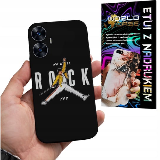 ETUI CASE DO REALME C55 - ROCK KAPELE WZORY FAN POKROWEIC PLECKI WORLD CASE