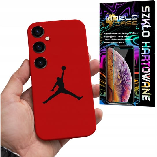 ETUI CASE DO SAMSUNG A15 4G - KOSZYKÓWKA WZORY DLA FANÓW NBA + SZKŁO WORLD CASE