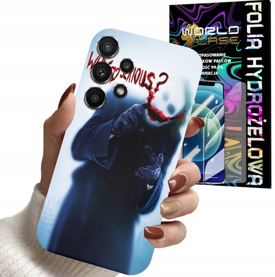 ETUI CASE DO SAMSUNG A32 4G - JOKER FILMY SERIALE OBUDOWA + FOLIA WORLD CASE