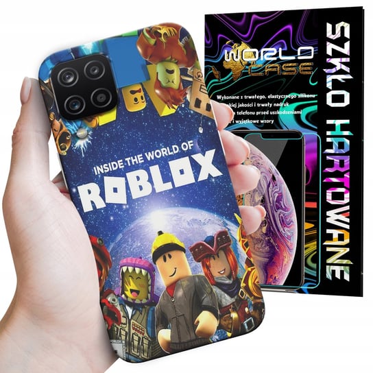 ETUI CASE DO SAMSUNG A42 5G - ROBLOX GRY BAJKI FORTNITE GTA + SZKŁO WORLD CASE