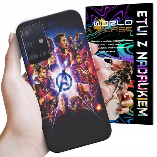 ETUI CASE DO SAMSUNG A51 - AVENGERS IRON MAN SPIDERMAN KAPITAN WORLD CASE