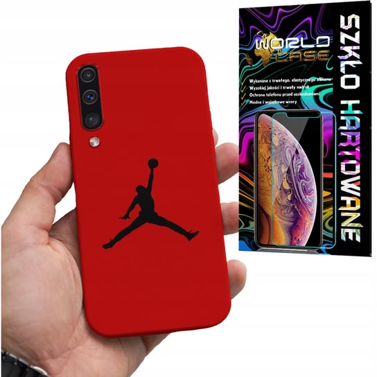 ETUI CASE DO SAMSUNG A70 - KOSZYKÓWKA WZORY DLA FANÓW NBA + SZKŁO WORLD CASE