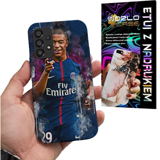 ETUI CASE DO SAMSUNG A72 4G 5G - MBAPE PSG PIŁKARSKIE WZORY MESSI RONALDO WORLD CASE