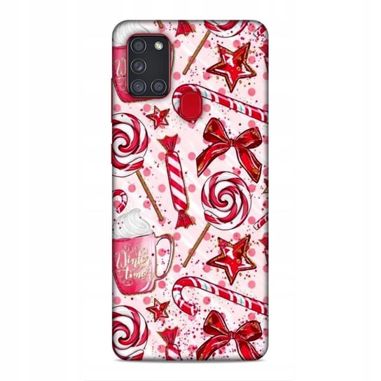 Etui Case Do Samsung Galaxy A21S - Duży Wybór Wzorów Świąteczny Święta Najnowsza Wersja_6-Stitch Czarny_ Wzór Nr . 506 Inna marka