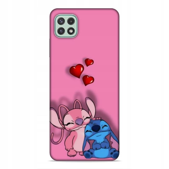 Etui Case Do Samsung Galaxy A22 5G - Duży Wybór Wzorów Stitch&Angel Bajki Najnowsza Wersja_6-Stitch Czarny_ Wzór Nr . 4 Inna marka