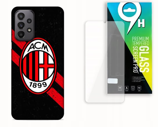 ETUI CASE DO SAMSUNG GALAXY A23 5G + SZKŁO HARTOWANE - AC MILAN PIŁKA KLUBY bez marki