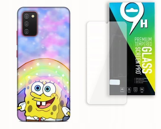 Etui Case Do Samsung Galaxy A41 + Szkło - Sponge.Bob Bajki Najnowsza Wersja_6-Stitch Czarny_ Wzór Nr . 22 Inna marka