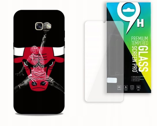 ETUI CASE DO SAMSUNG GALAXY A5 2017 + SZKŁO HARTOWANE -CHICAGO BULLS KOSZYK bez marki