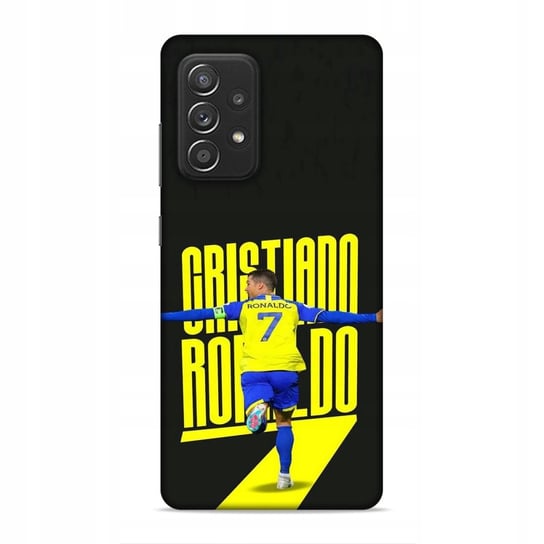 Etui Case Do Samsung Galaxy A52 / A52S / A52 5G - Wzór Cristiano Ronaldo Najnowsza Wersja_6-Stitch Czarny_ Wzór Nr . 382 Inna marka