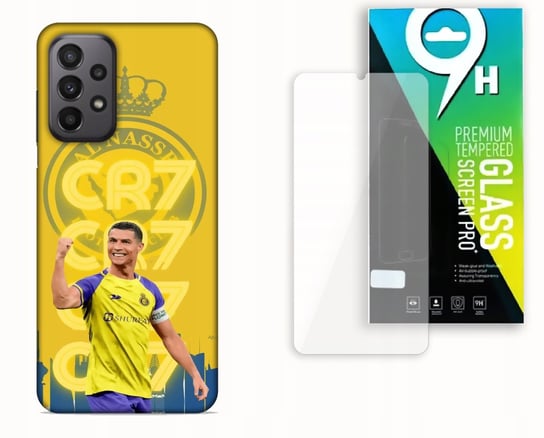 ETUI CASE DO SAMSUNG GALAXY A53 5G + SZKŁO HARTOWANE -CRISTIANO RONALDO CR7 bez marki