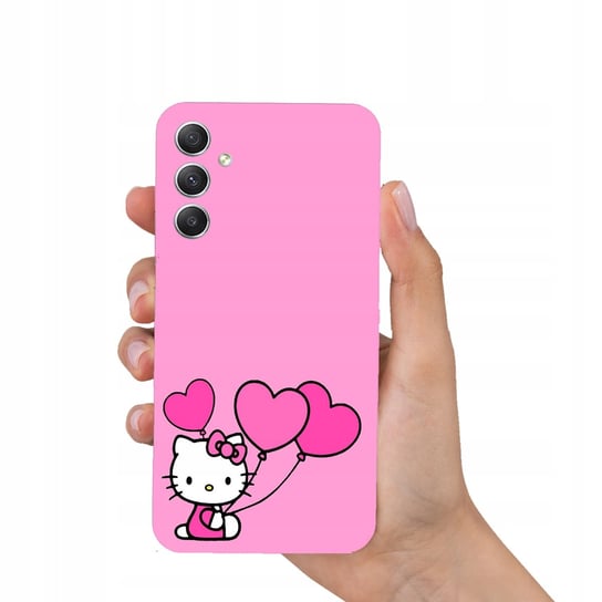 Etui CASE do SAMSUNG GALAXY A54 5G Z NADRUKIEM HELLO KITTY RÓŻOWY KOTEK M48 Inna marka