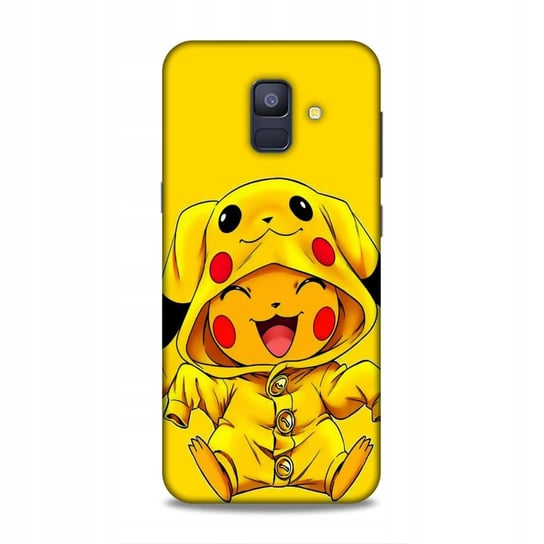 Etui Case Do Samsung Galaxy A6 2018 - Różny Wybór Wzór Pika.Chu Bajki Najnowsza Wersja_6-Stitch Czarny_ Wzór Nr . 154 Inna marka