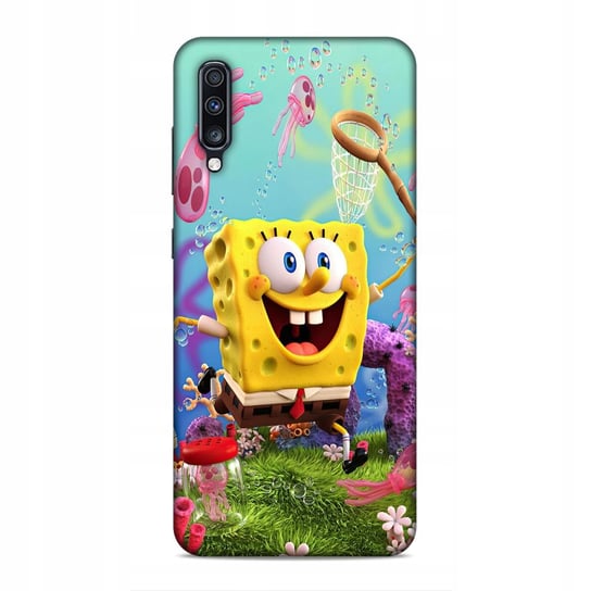 ETUI CASE DO SAMSUNG GALAXY A70 - DUŻO WZORÓW DO WYBORU SPONGE.BOB BAJKI NAJNOWSZA WERSJA_6-stitch czarny_ WZÓR NR . 23 Inna marka