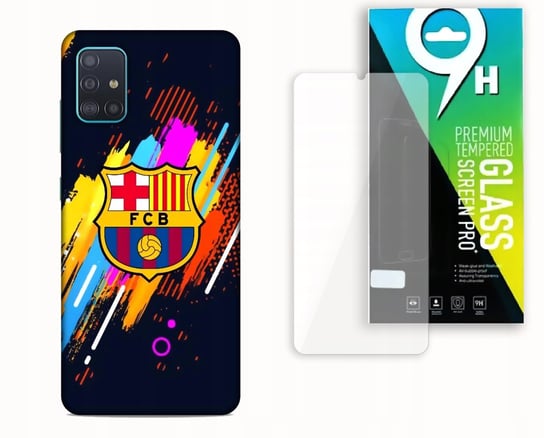 ETUI CASE DO SAMSUNG GALAXY A71 + SZKŁO HARTOWANE - FC BARCELONA KLUBY bez marki