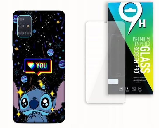 ETUI CASE DO SAMSUNG GALAXY A71 + SZKŁO HARTOWANE - LILO & STITCH SŁODZIAK bez marki