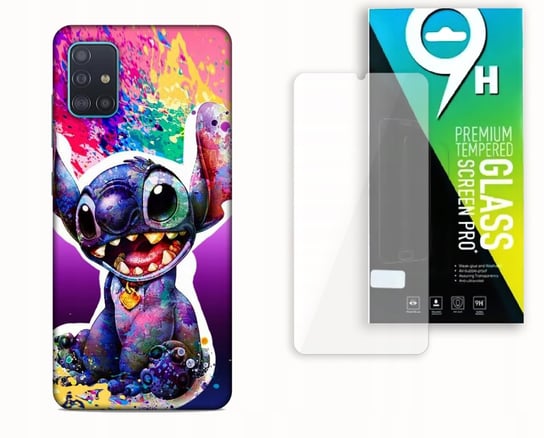 ETUI CASE DO SAMSUNG GALAXY A71 + SZKŁO HARTOWANE - LILO & STITCH SŁODZIAK bez marki