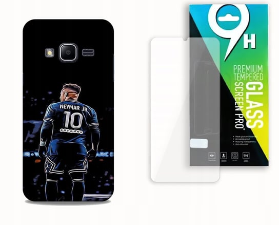 ETUI CASE DO SAMSUNG GALAXY J3 2016 + SZKŁO HARTOWANE - NEYMAR JR. PIŁKARZE NAJNOWSZA WERSJA_6-stitch czarny_ WZÓR NR . 365 Inna marka